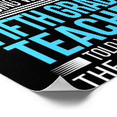 Fifth Grade Teacher If At First You Dont Succeed  Poster (Ecke)