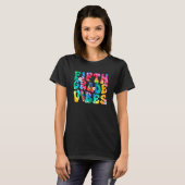 Fifth Grade Vibes First Day Back To School Tie Dye T-Shirt (Vorne ganz)