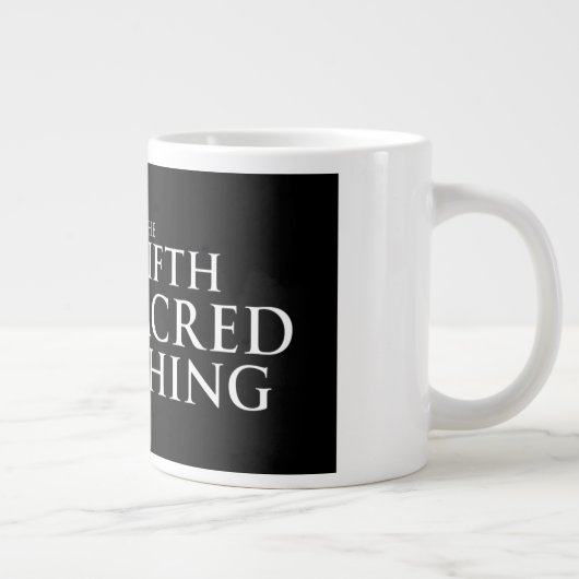 Fifth Sacinverse Spiral Logo Jumbo Tasse (Rechts)