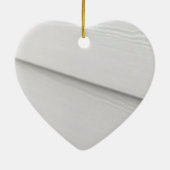 Fifth Wedding Jubiläum Holz bearbeitbar Keramik Ornament (Hinten)