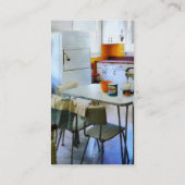 Fifties Küche Visitenkarte (Rückseite)