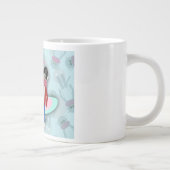 Fifties Sock Hop Sock Affen Jumbo-Tasse (Rechts)