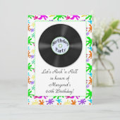 FiftiesThemed Einladung (Stehend Vorderseite)