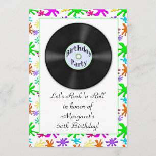 FiftiesThemed Einladung