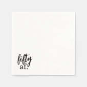 Fifty Af Cocktail Napkins Serviette (Vorderseite)