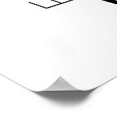 Fifty and Fabulous 50th Birthday Photo Poster (Ecke)