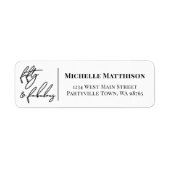 Fifty And Fabulous 50th Birthday Return Address (Vorne)