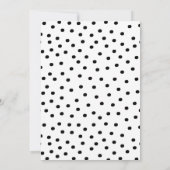 Fifty and Fabulous Black Hot Pink 50th Birthday Einladung (Rückseite)