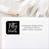 Fifty and Fabulous Bold Script 50th Birthday Party (Insitu)