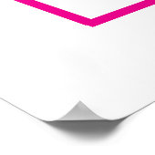 Fifty and Fabulous Photo 50th Birthday Party Poste Poster (Ecke)