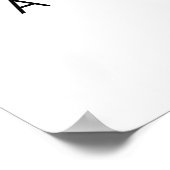 Fifty and Fabulous Photo 50th Birthday Party Poster (Ecke)