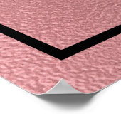 Fifty and Fabulous Photo 50th Birthday Party Poster (Ecke)