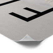 Fifty and Fabulous Photo 50th Birthday Party Poster (Ecke)