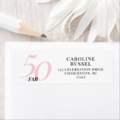 Fifty and Fabulous Pink 50th Birthday (Insitu)