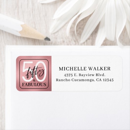 Fifty and Fabulous Script 50th Birthday (Insitu)