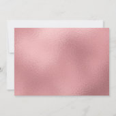 Fifty and Fabulous Script Photo 50th Birthday Einladung (Rückseite)