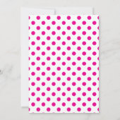 Fifty and Fabulous Script Pink 50th Birthday Party Einladung (Rückseite)