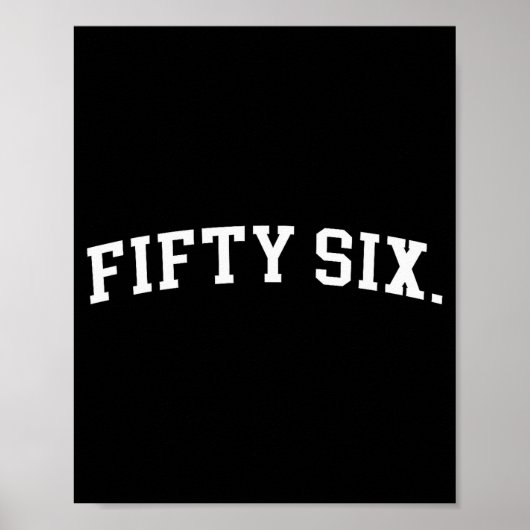 Fifty Six  Poster (Vorne)