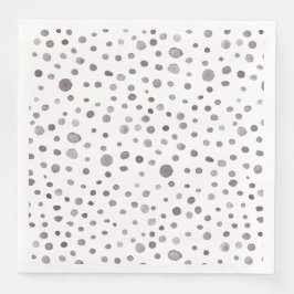 Fig Confetti Wasserfarbe Dots Papier Napkin Serviette