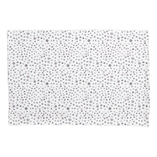 Fig Confetti Wasserfarbe Dots Pillowcase Kissenbezug (Vorderseite)