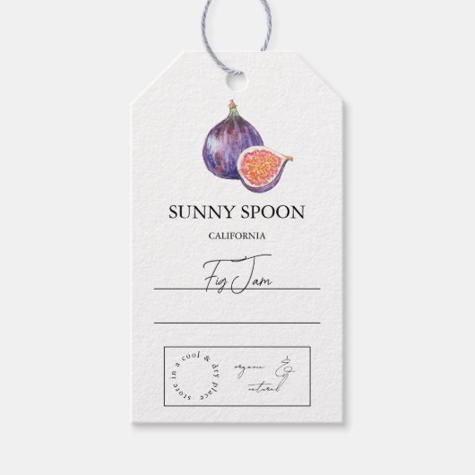 Fig Hang Tag Geschenkanhänger (Vorderseite)