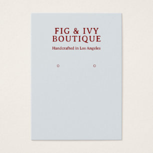 Fig & Ivy Ohrring-Displaykarte