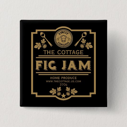 Fig Jam Seller Button (Vorderseite)