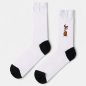 Fig the Fox Crew Socken (Linkes Detail)