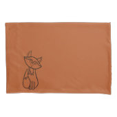 Fig the Fox outlined Pillow case set Kissenbezug (Vorderseite-Links)