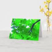 Fig tree leaves karte (Gelbe Blume)