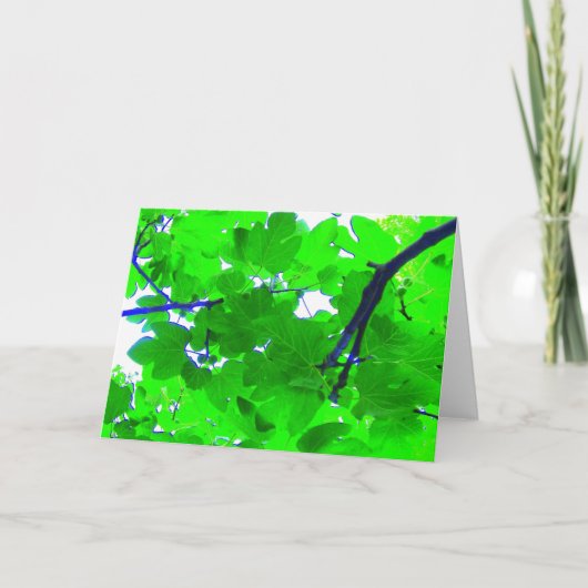 Fig tree leaves karte (Vorderseite)