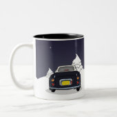 Figages Feiertage Black Figaro Car Zweifarbige Tasse (Links)