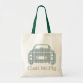 Figarations Clan McFig Tartan Auto Figaro Tote Bag Tragetasche (Vorne)