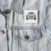 Figarations Cute Pale Aqua Figaro Motor Car Button (Beispiel)