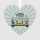 Figarations Emerald Green Figaro Auto-Ornament Ornament (Vorderseite)