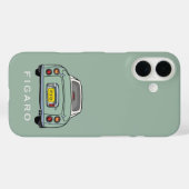 Figarations Emerald Green Figaro Car Personalisier Case-Mate iPhone Hülle (Rückseite (Horizontal))