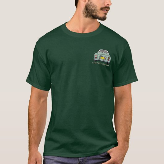 Figarations Emerald Green Figaro Driver Name T-Shirt (Vorderseite)