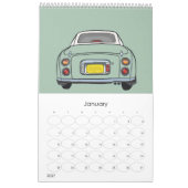 Figarations Emerald Green Figaro Garage Calendar Kalender (Jan 2027)