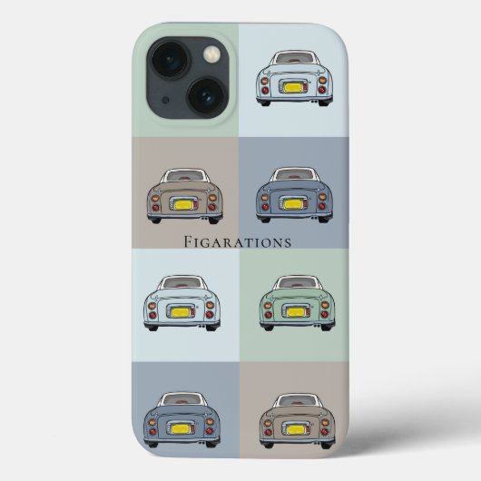 Figarations Figaro Car Pop Art Name Case-Mate iPhone Hülle (Rückseite)