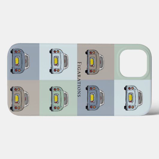 Figarations Figaro Car Pop Art Name Case-Mate iPhone Hülle (Rückseite (Horizontal))