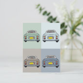 Figarations Figaro Season Motor Cars Postkarte (Stehend Vorderseite)