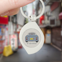 Figarations Lapis Grey Figaro Car Monogram Silver