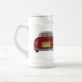 Figarations Niedlich Red Figaro Car Beer Stein Bierglas (Links)