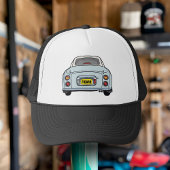 Figarations Pale Aqua Figaro Auto Name Trucker Hat Truckerkappe