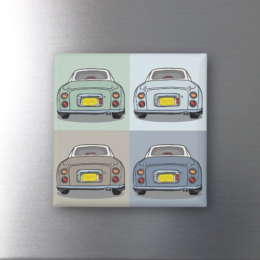 Figarations Seasons Figaro Car Magnet