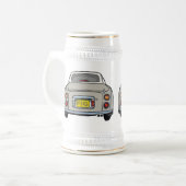 Figarations Topaz Mist Figaro Car Beer Stein Bierglas (Vorderseite Links)