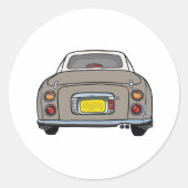 Figarations Topaz Mist Figaro Garage Scrapbook Runder Aufkleber (Vorderseite)