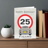 Figarations Topaz Mist Figaro Happy Birthday Card Karte
