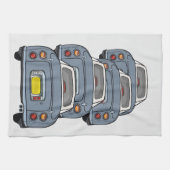 Figaro Car Convoy Lapis Kitchen Handtuch (Horizontal)