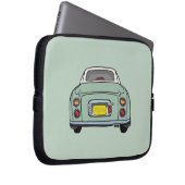 Figaro Car Green Laptop Sleeve (Vorne Rechts)